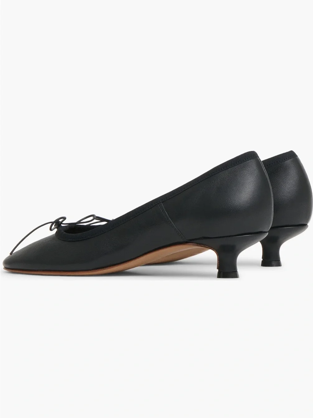 NEW Mansur Gavriel Ballerina Kitten Heel Pump
